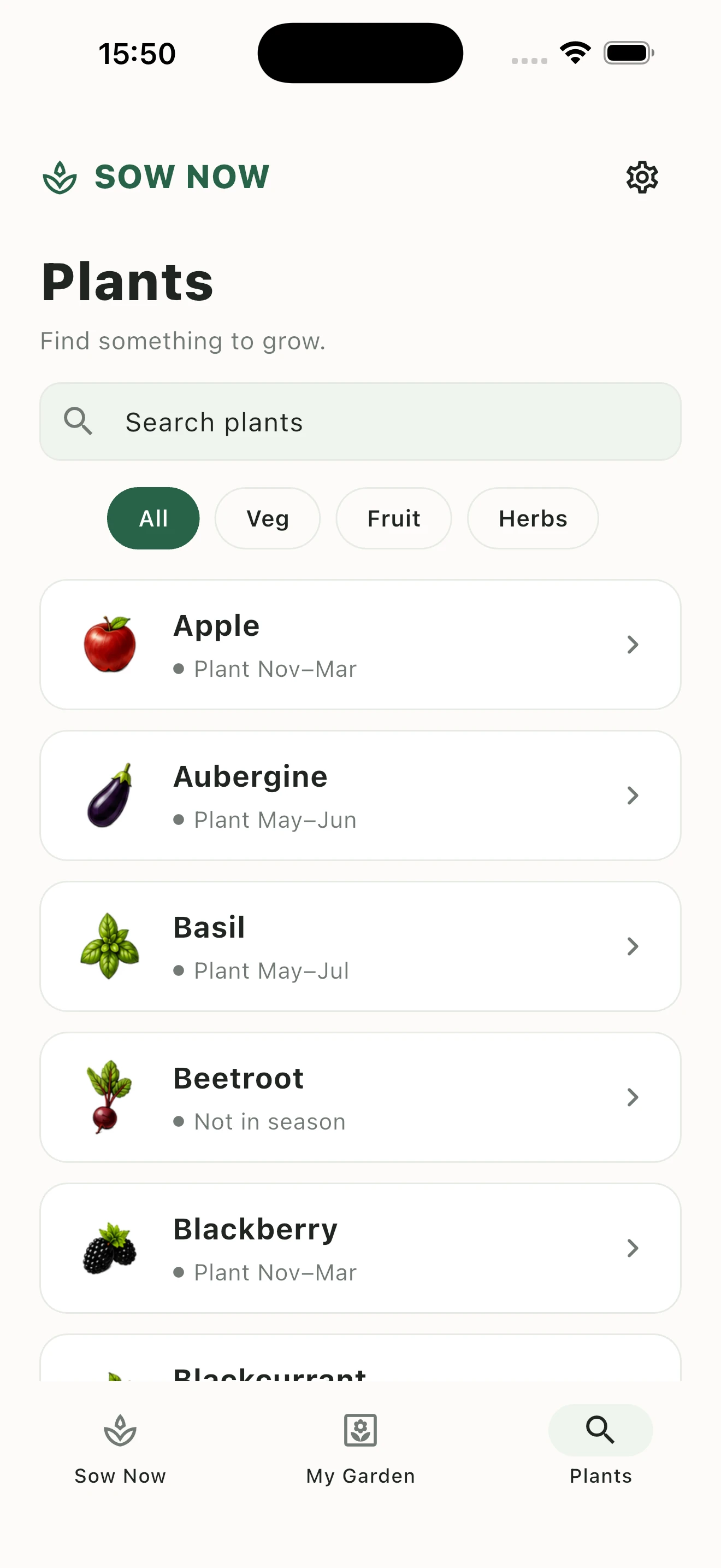 Adding cabbage to My Garden with a sowing date